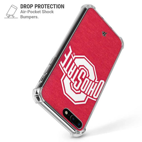 Ohio State University Buckeyes Red Logo iPhone 7/8 Plus Clear Case