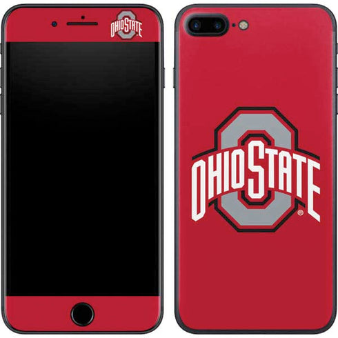 Ohio State University Buckeyes Red Logo iPhone 8 Plus Skin