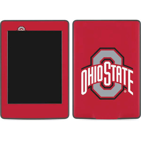 Ohio State University Buckeyes Red Logo Amazon Kindle Skin