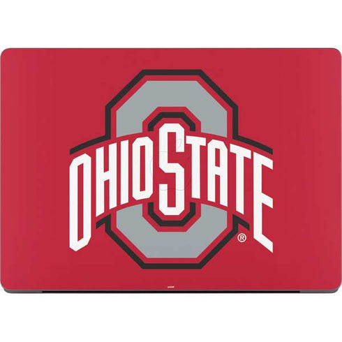Ohio State University Buckeyes Red Logo MacBook Pro 14in (2021-24) Skin