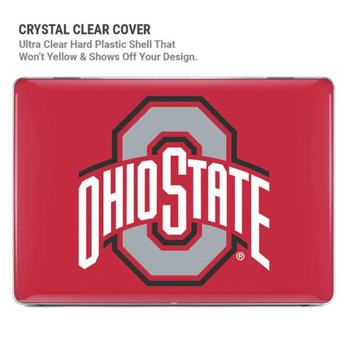 Ohio State University Buckeyes Red Logo MacBook Pro 16in (2021-25) Case plus Skin