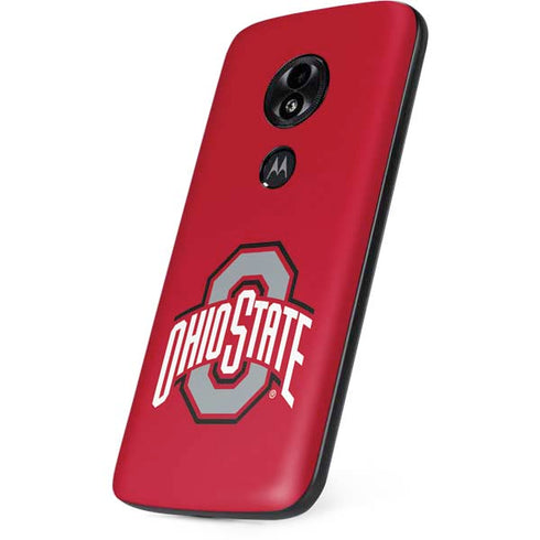 Ohio State University Buckeyes Red Logo Moto E5 Play Skin
