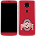 Ohio State University Buckeyes Red Logo Moto E5 Plus Skin