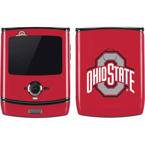 Ohio State University Buckeyes Red Logo Motorola RAZR Skin