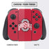 Ohio State University Buckeyes Red Logo Nintendo Switch Bundle Skin