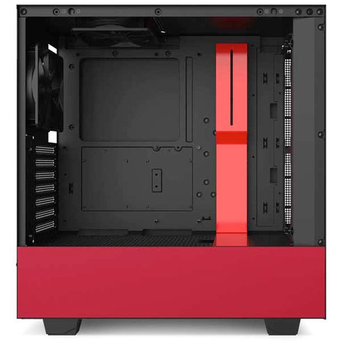 Ohio State University Buckeyes Red Logo NZXT H510 Compact ATX Mid-Tower Case Skin