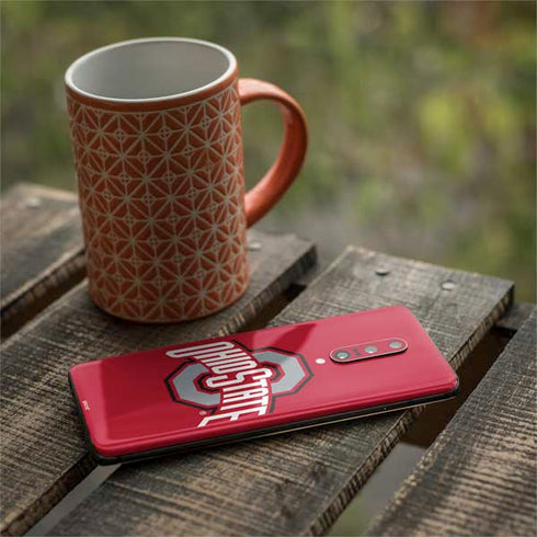 Ohio State University Buckeyes Red Logo OnePlus 7 Pro Skin