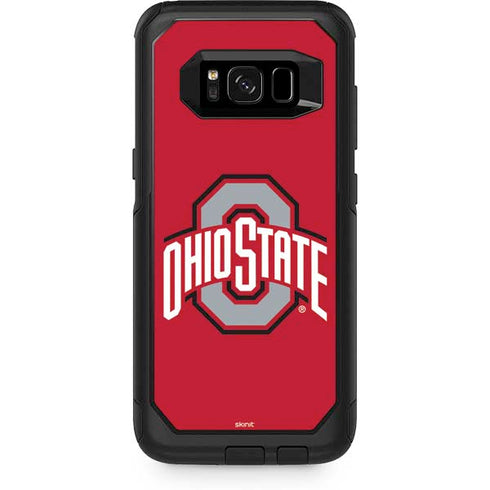 Ohio State University Buckeyes Red Logo Otterbox Commuter Galaxy Skin