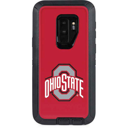 Ohio State University Buckeyes Red Logo Otterbox Defender Galaxy Skin
