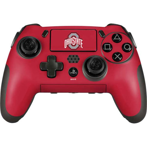Ohio State University Buckeyes Red Logo PlayStation Scuf Vantage 2 Controller Skin