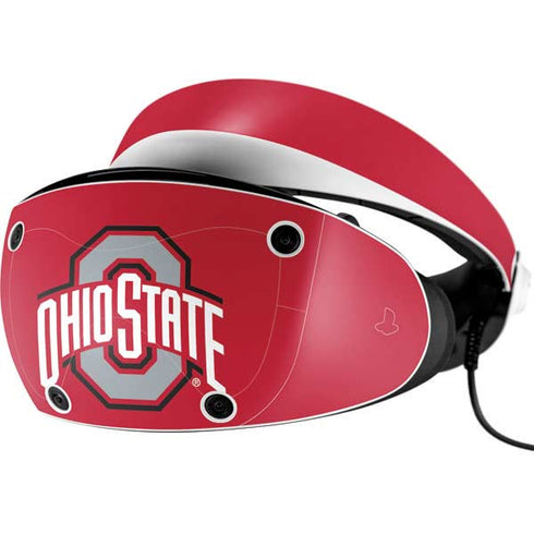 Ohio State University Buckeyes Red Logo PlayStation VR2 Skin