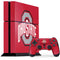 Ohio State University Buckeyes Red Logo PS4 Console and Controller Bundle Skin