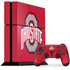 Ohio State University Buckeyes Red Logo PS4 Console and Controller Bundle Skin