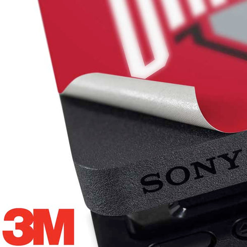 Ohio State University Buckeyes Red Logo PS4 Slim Skin