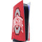 Ohio State University Buckeyes Red Logo PS5 Console Skin