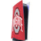 Ohio State University Buckeyes Red Logo PS5 Digital Edition Console Skin