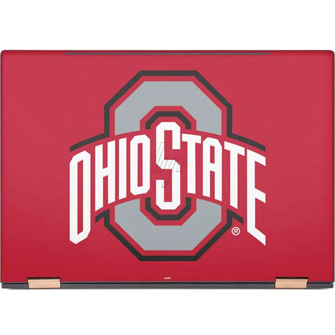 Ohio State University Buckeyes Red Logo HP Spectre Skin