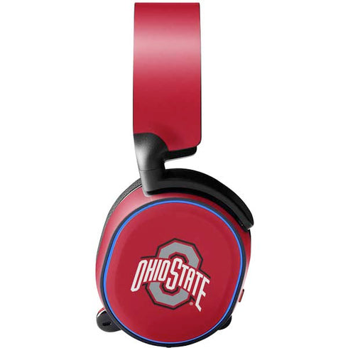 Ohio State University Buckeyes Red Logo SteelSeries Arctis 5 Skin
