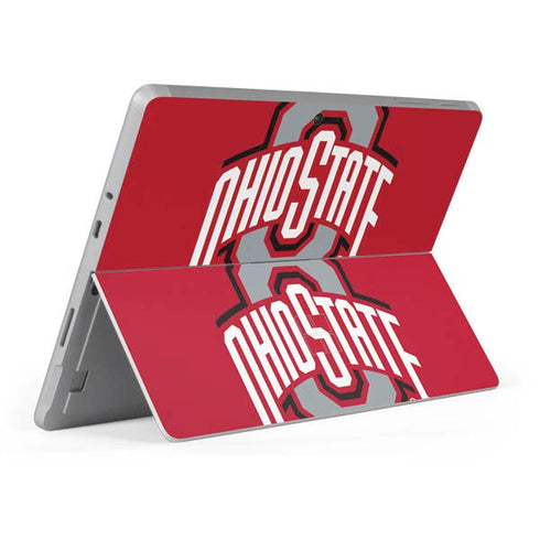 Ohio State University Buckeyes Red Logo Surface Go Skin