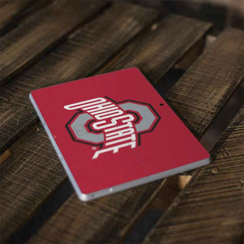 Ohio State University Buckeyes Red Logo Surface Go Skin
