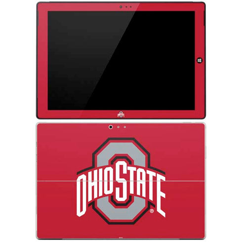Ohio State University Buckeyes Red Logo Surface Pro 3 Skin