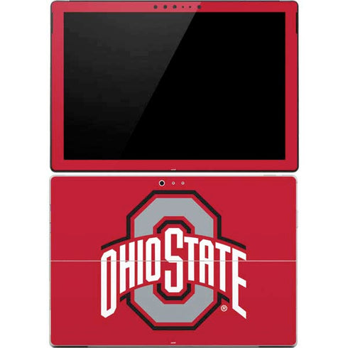 Ohio State University Buckeyes Red Logo Surface Pro 4 Skin