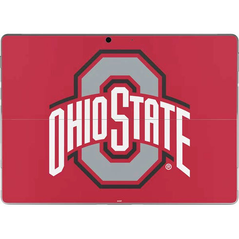 Ohio State University Buckeyes Red Logo Surface Pro 9 Skin