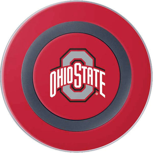 Ohio State University Buckeyes Red Logo Wireless Charger Skin