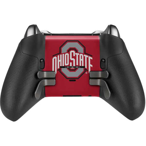 Ohio State University Buckeyes Red Logo Xbox Elite Wireless Controller Series 2 Skin