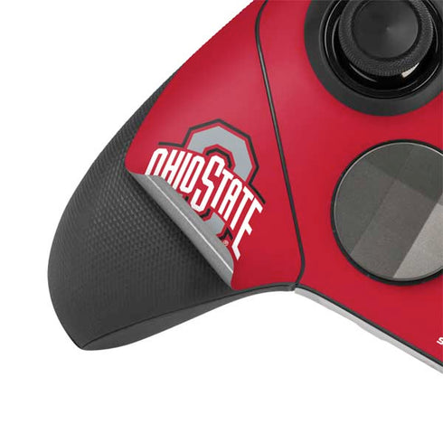 Ohio State University Buckeyes Red Logo Xbox Elite Wireless Controller Series 2 Skin