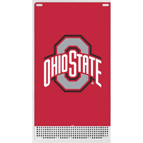 Ohio State University Buckeyes Red Logo Xbox Series S Console Skin