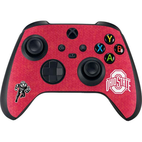 Ohio State University Buckeyes Red Logo Xbox Series X Bundle Skin