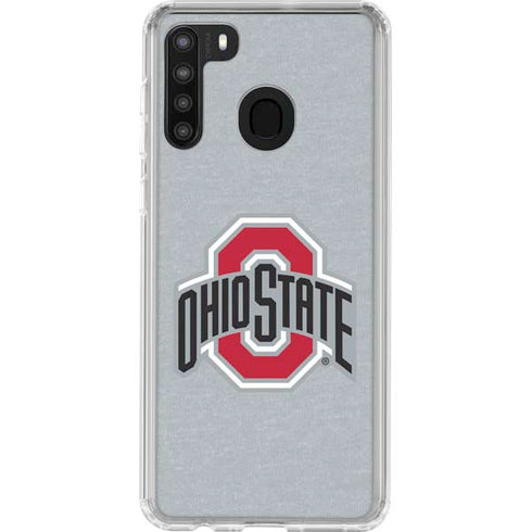 Ohio State University OSU Logo Galaxy A21 Clear Case