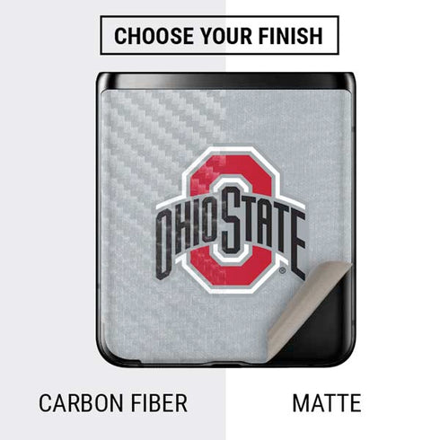 Ohio State University OSU Logo Galaxy Z Flip Skin