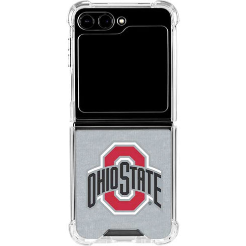 Ohio State University OSU Logo Galaxy Z Flip5 5G Clear Case