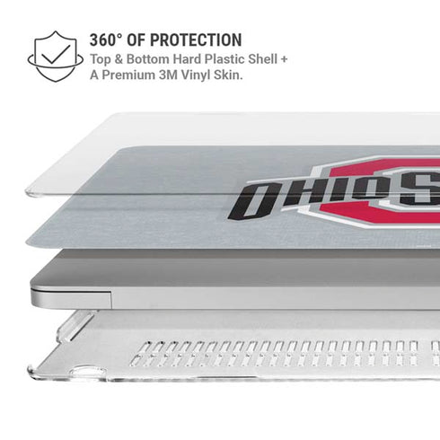 Ohio State University OSU Logo MacBook Air 13in M1 (2021) Case plus Skin