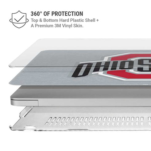 Ohio State University OSU Logo MacBook Air 15in (2023-2025) Case plus Skin