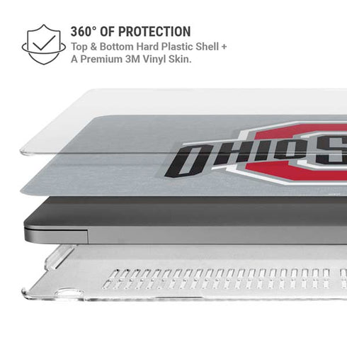 Ohio State University OSU Logo MacBook Pro 16in (2021-25) Case plus Skin