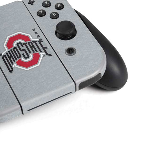 Ohio State University OSU Logo Nintendo Switch OLED (2021) Skin