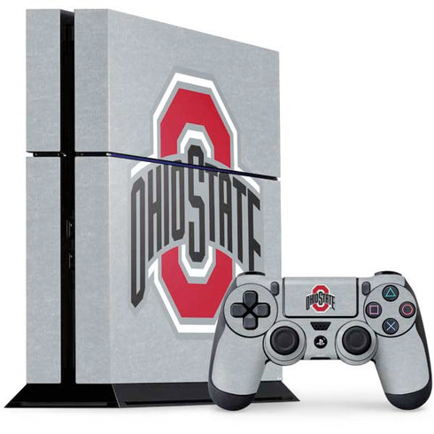 Ohio State University OSU Logo PS4 Console and Controller Bundle Skin