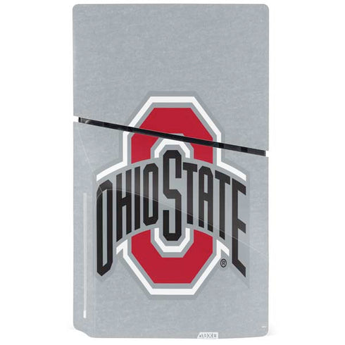 Ohio State University OSU Logo PS5 Slim Disk Bundle Skin