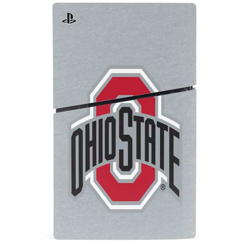Ohio State University OSU Logo PS5 Slim Digital Edition Bundle Skin