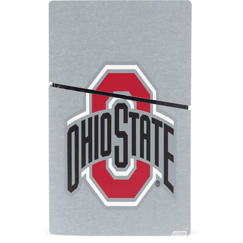 Ohio State University OSU Logo PS5 Slim Digital Edition Bundle Skin