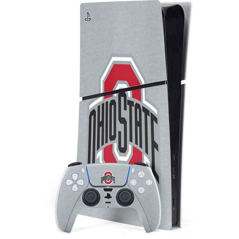 Ohio State University OSU Logo PS5 Slim Digital Edition Console Skin