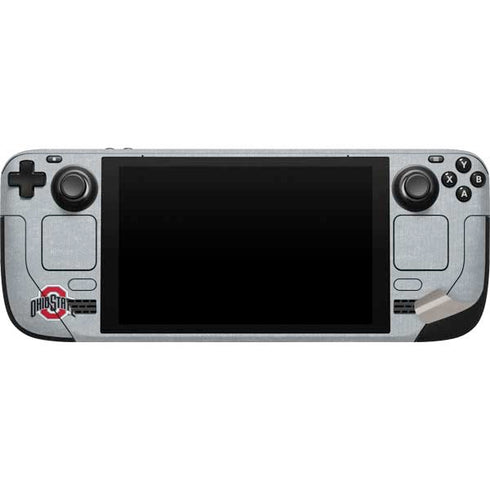 Ohio State University OSU Logo Steam Deck Handheld Gaming Computer Skin