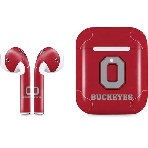 Ohio State University OSU O Apple AirPods 2 Skin