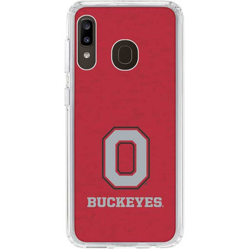 Ohio State University OSU O Galaxy A20 Clear Case