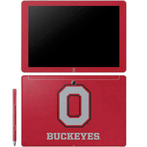 Ohio State University OSU O Galaxy Book 12in Skin