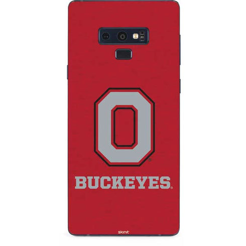 Ohio State University OSU O Galaxy Note 9 Skin