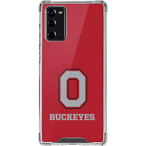 Ohio State University OSU O Galaxy Note20 5G Clear Case